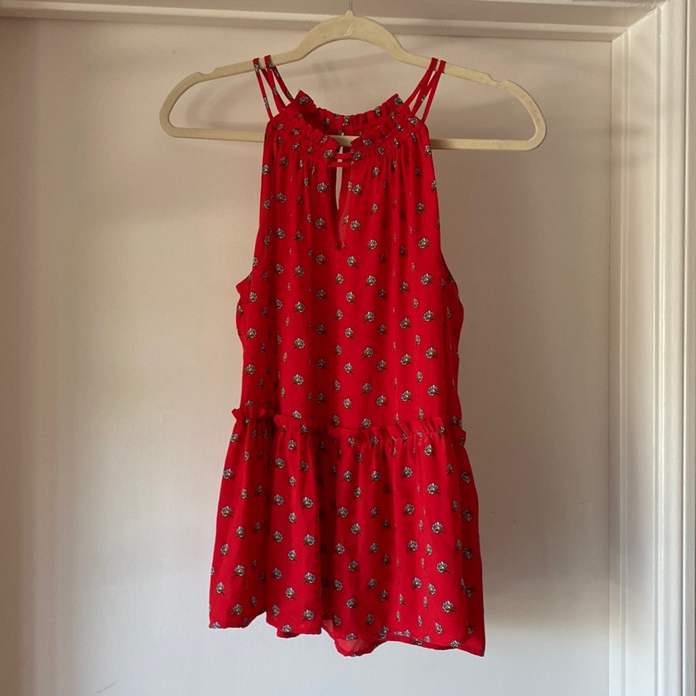 Floral print summer top